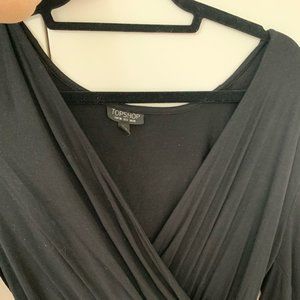 Topshop Black Lace Romper